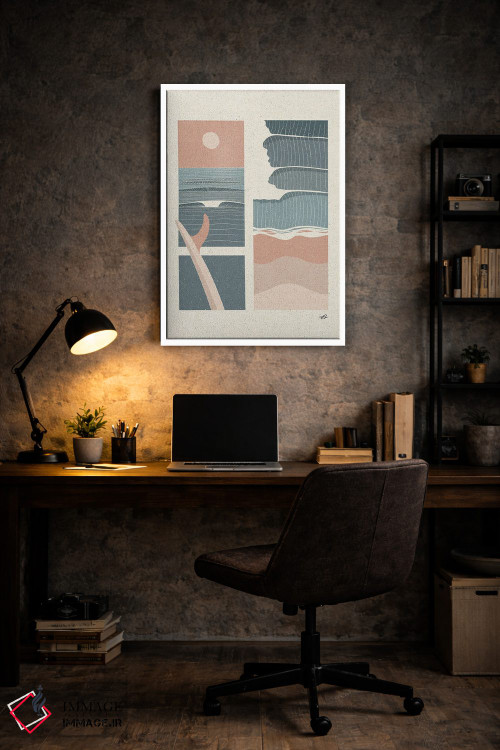 تابلو مینیمال روزهای تابستانی اثر فابیان لاواتر - D5W