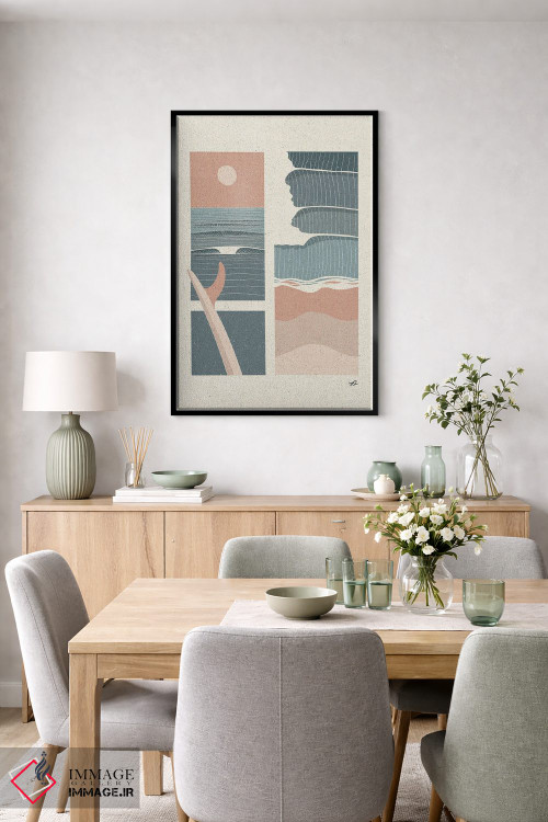 تابلو مینیمال روزهای تابستانی اثر فابیان لاواتر - D6B