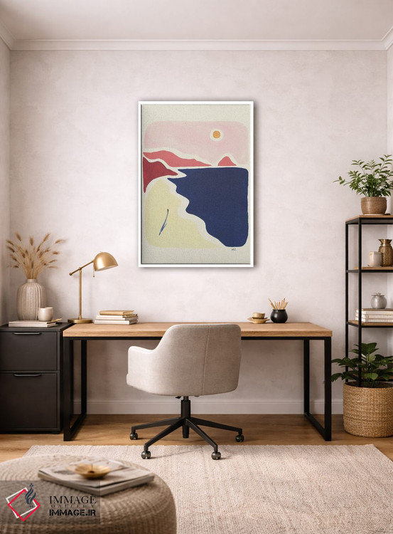 تابلو مینیمال راه برو و نفس بکش اثر فابیان لاواتر - D2W