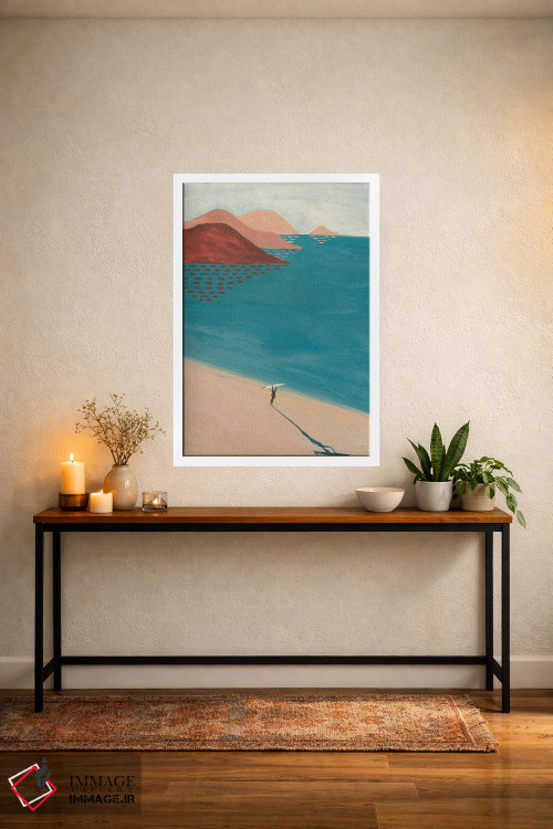 تابلو مینیمال به آن عادت نخواهم کرد اثر فابیان لاواتر - D3W