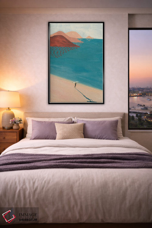 تابلو مینیمال به آن عادت نخواهم کرد اثر فابیان لاواتر - D6B