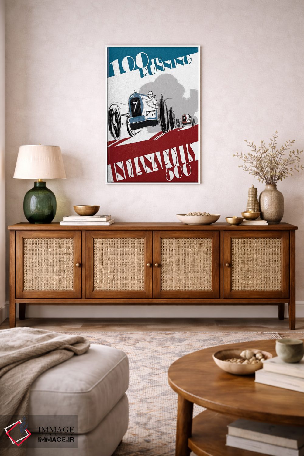 تابلو دکوراتیو ایندی ۵۰۰ اثر فلای گرافیکس - D4W