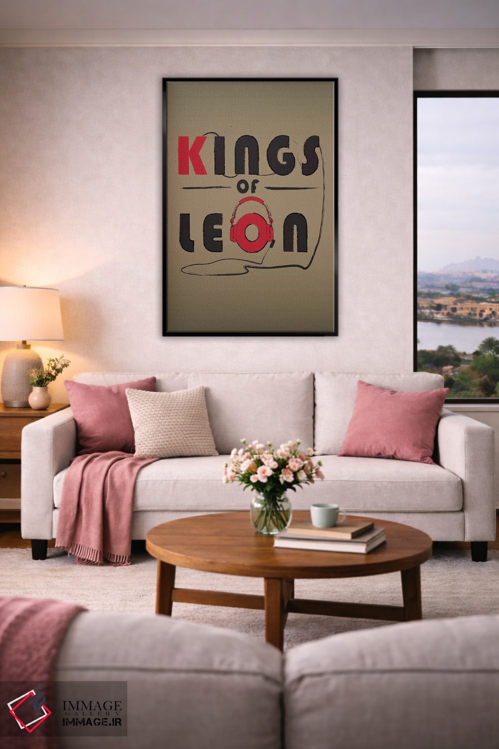تابلو دکوراتیو کینگز آو لئون اثر فلای گرافیکس - D6B
