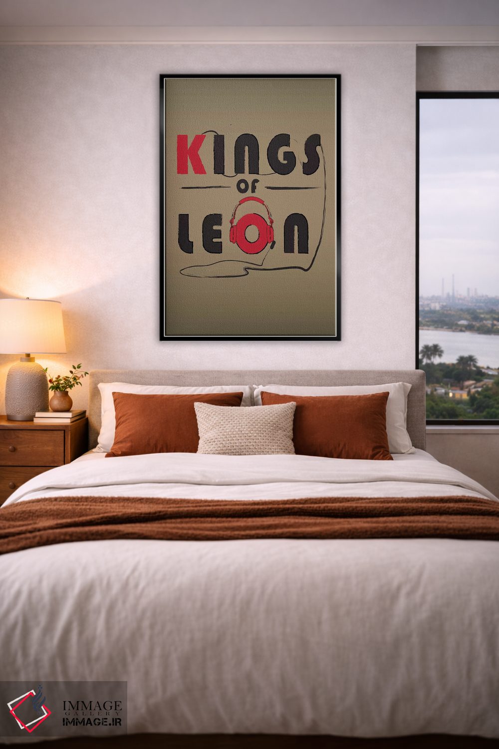 تابلو دکوراتیو کینگز آو لئون اثر فلای گرافیکس - D5B