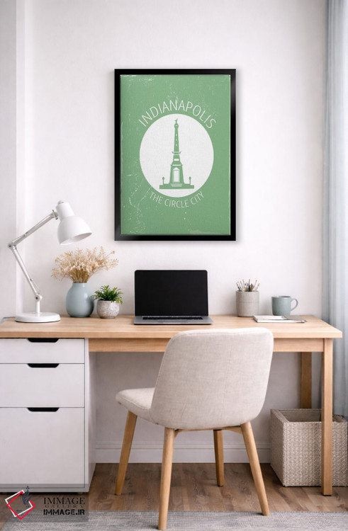 تابلو مینیمال ایندی، دایره اثر فلای گرافیکس - D6B