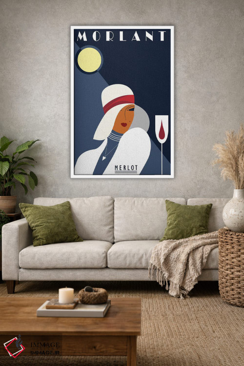 تابلو مدرن مرلو مورلان اثر فلای گرافیکس - D1W
