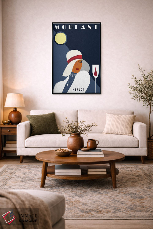 تابلو مدرن مرلو مورلان اثر فلای گرافیکس - D2B