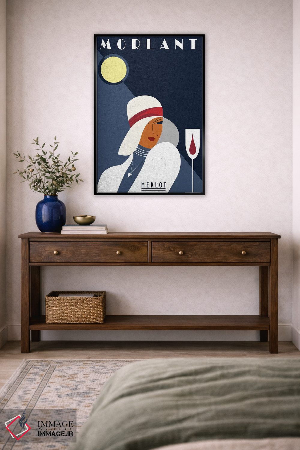 تابلو مدرن مرلو مورلان اثر فلای گرافیکس - D3B