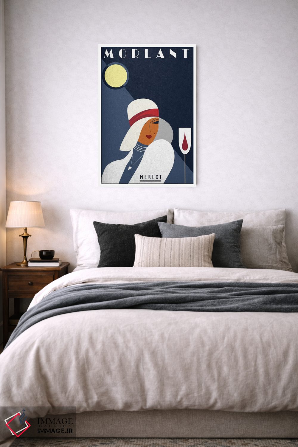 تابلو مدرن مرلو مورلان اثر فلای گرافیکس - D5W