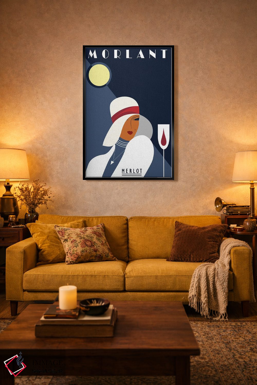 تابلو مدرن مرلو مورلان اثر فلای گرافیکس - D4B