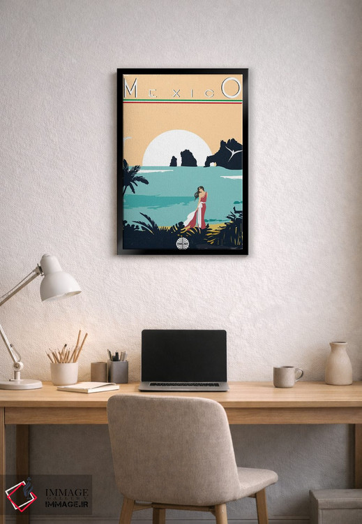 تابلو دکوراتیو مکزیک اثر فلای گرافیکس - D2B