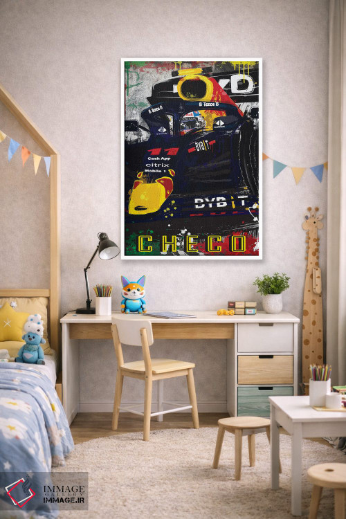 تابلو دکوراتیو پوستر فرمول یک ردبول سرجیو پرز ۱۱ اثر فلای گرافیکس - D1W