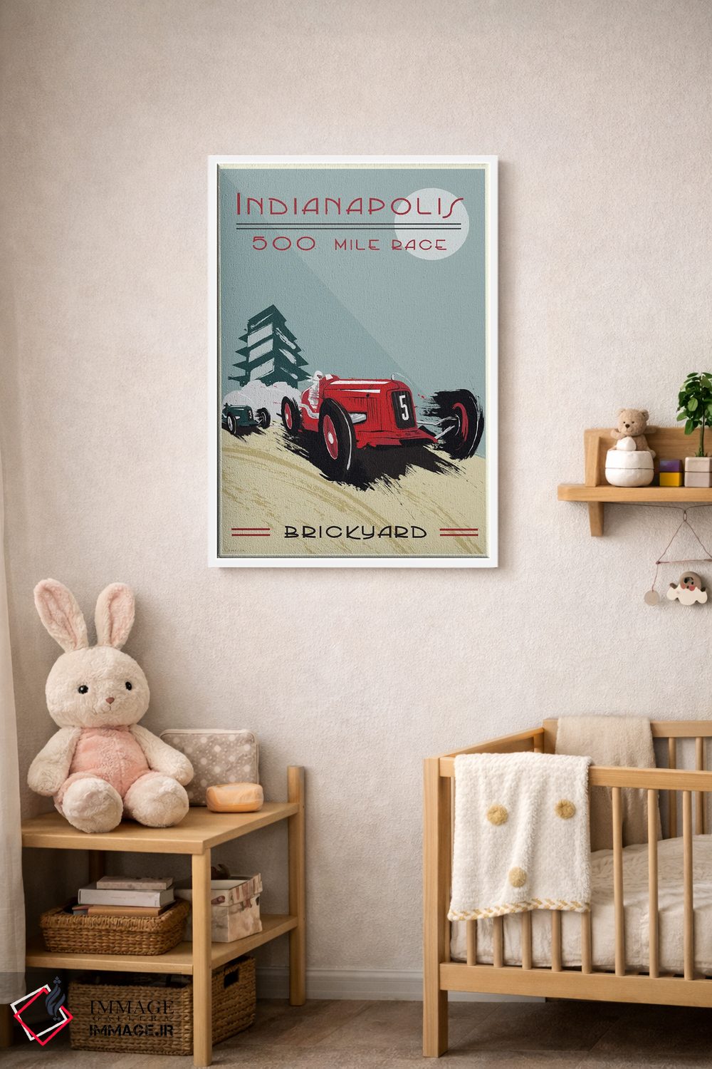 تابلو دکوراتیو ایندیاناپولیس ۵۰۰، بریک یارد ۵۰۰ اثر فلای گرافیکس - D2W