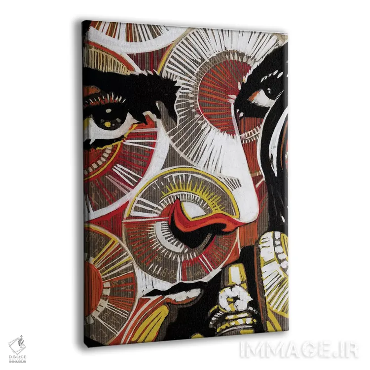 تابلو دکوراتیو آبی الکتریکی ۲ اثر فرنان مورا - نمای پرسپکتیو محصول