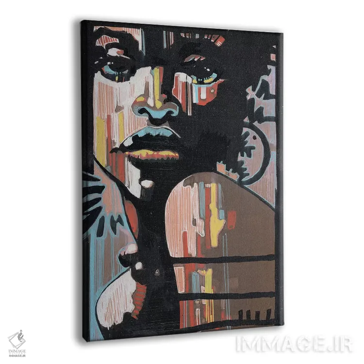 تابلو دکوراتیو جاز در تاریکی اثر فرنان مورا - نمای پرسپکتیو محصول