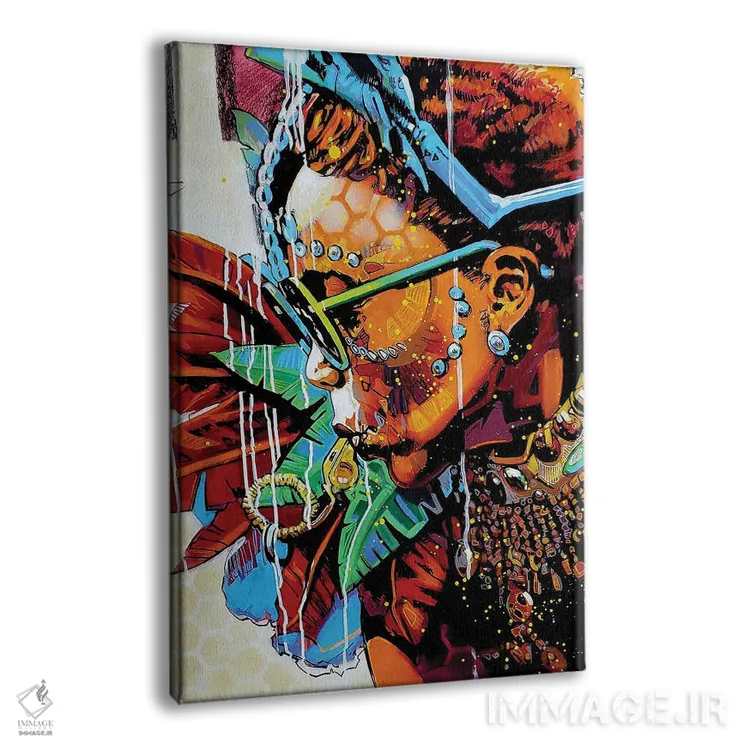 تابلو دکوراتیو اضطرار زرد اثر فرنان مورا - نمای پرسپکتیو محصول