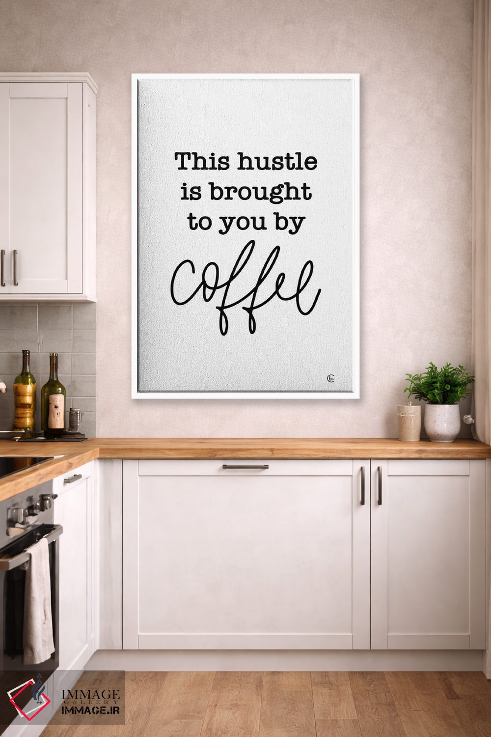 تابلو دکوراتیو جنب و جوش قهوه ای اثر فرفولی مید کرییشنز - D3W