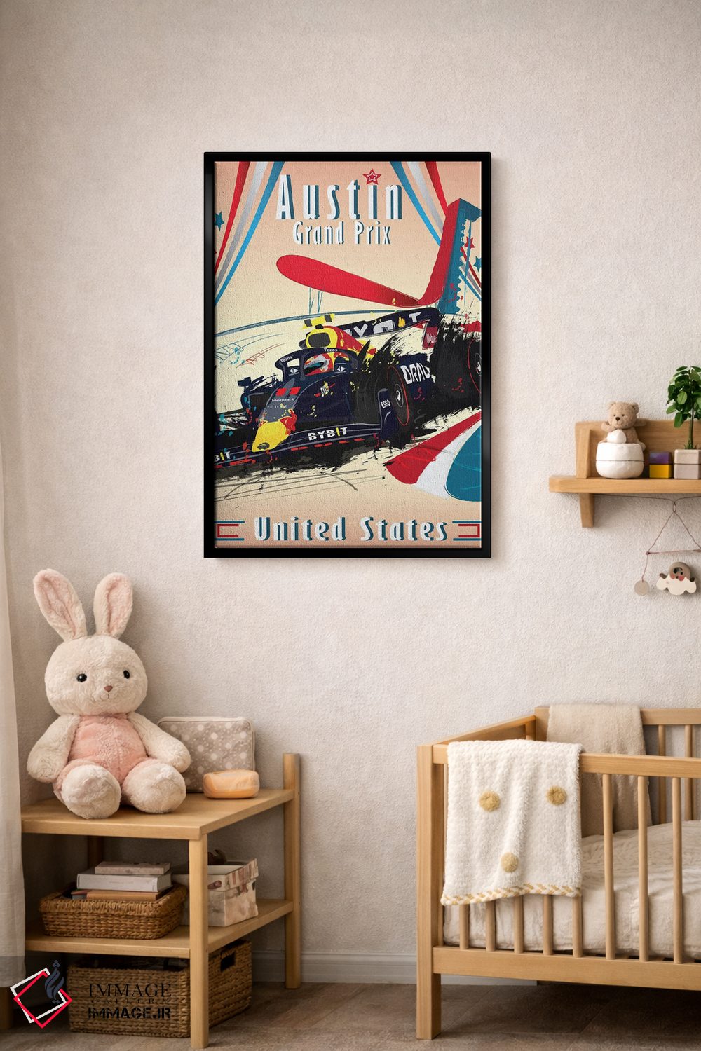 تابلو دکوراتیو پوستر فرمول یک چکو پرز، سرجیو پرز، جایزه بزرگ آستین اثر فلای گرافیکس - D5B