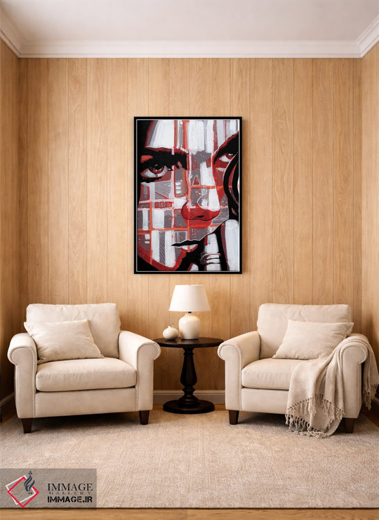 تابلو دکوراتیو آبی الکتریکی ۱ اثر فرنان مورا - D3B