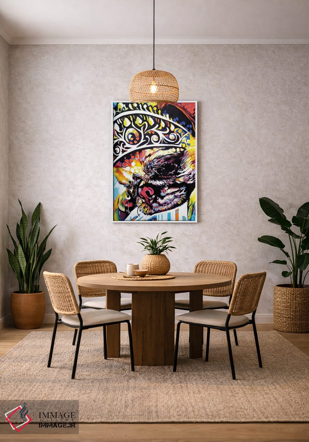 تابلو دکوراتیو پادشاه پاگ اثر فرنان مورا - D3W
