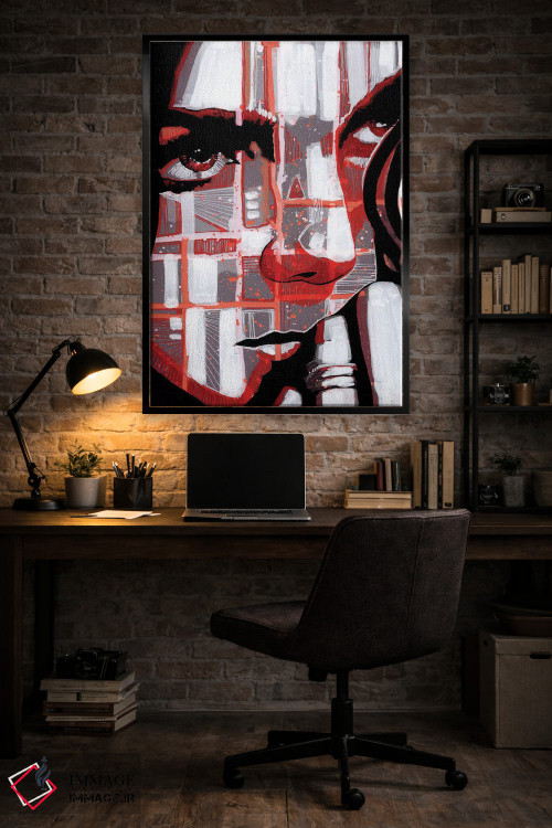 تابلو دکوراتیو آبی الکتریکی ۱ اثر فرنان مورا - D4B