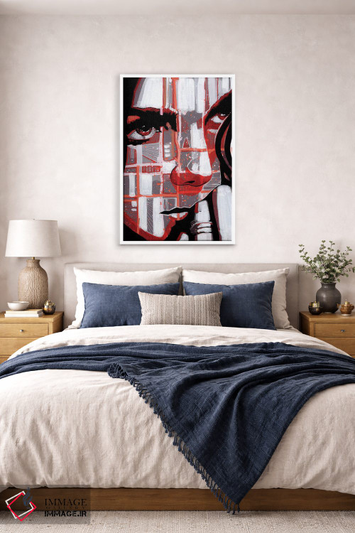 تابلو دکوراتیو آبی الکتریکی ۱ اثر فرنان مورا - D5W