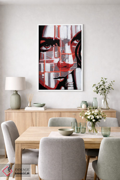 تابلو دکوراتیو آبی الکتریکی ۱ اثر فرنان مورا - D6W