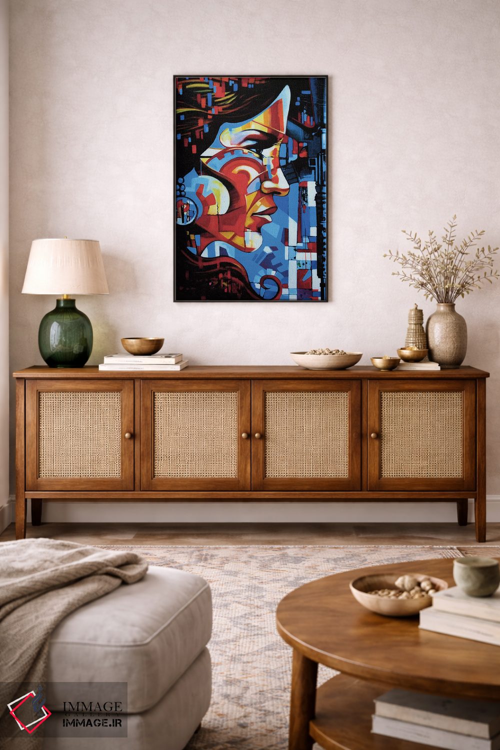 تابلو دکوراتیو هیولای زیبا اثر فرنان مورا - D4B