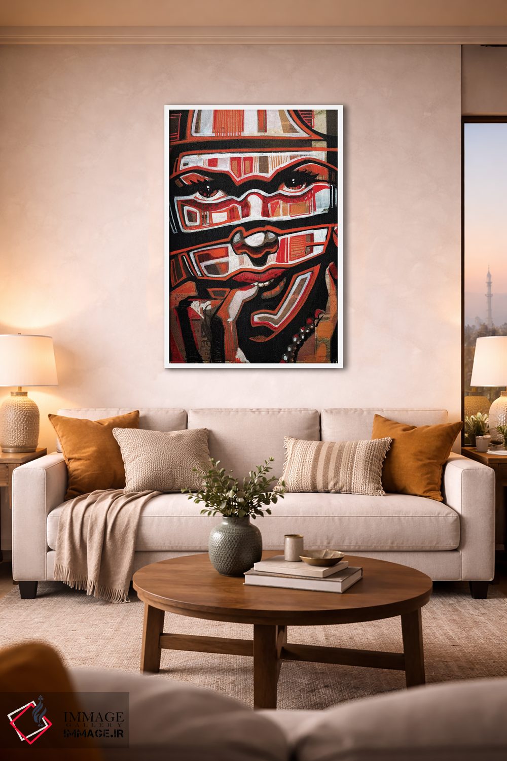 تابلو دکوراتیو ترکیب بندی اثر فرنان مورا - D1W