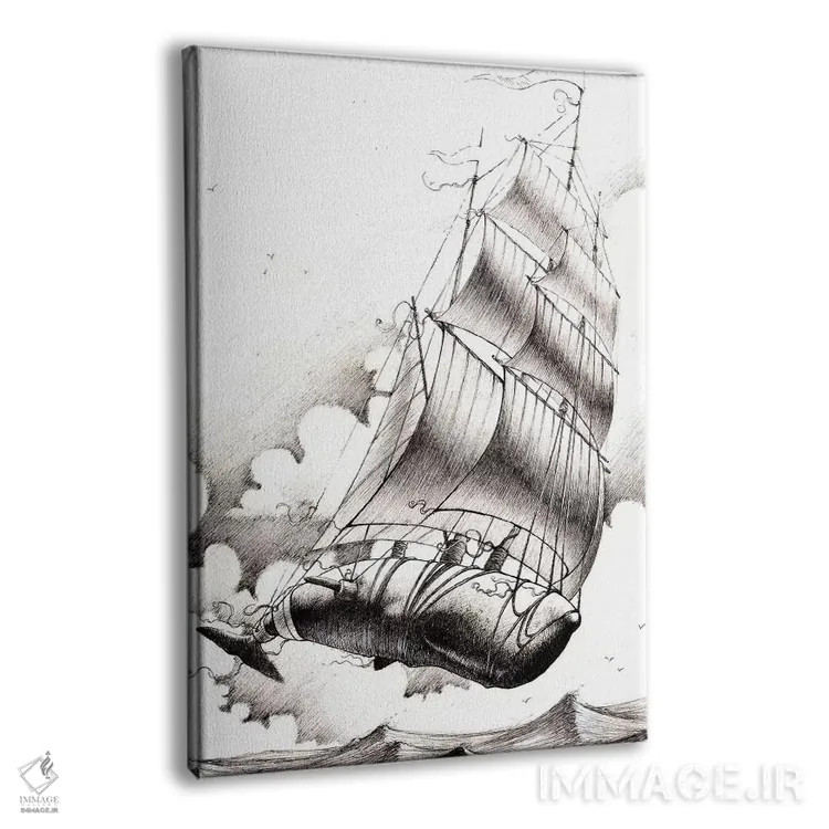 تابلو دکوراتیو پرواز خیال اثر فرنان مورا - نمای پرسپکتیو محصول