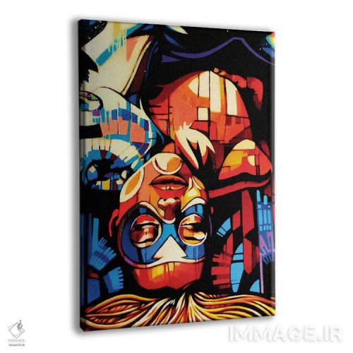 تابلو دکوراتیو دیوانگی اثر فرنان مورا - نمای پرسپکتیو محصول