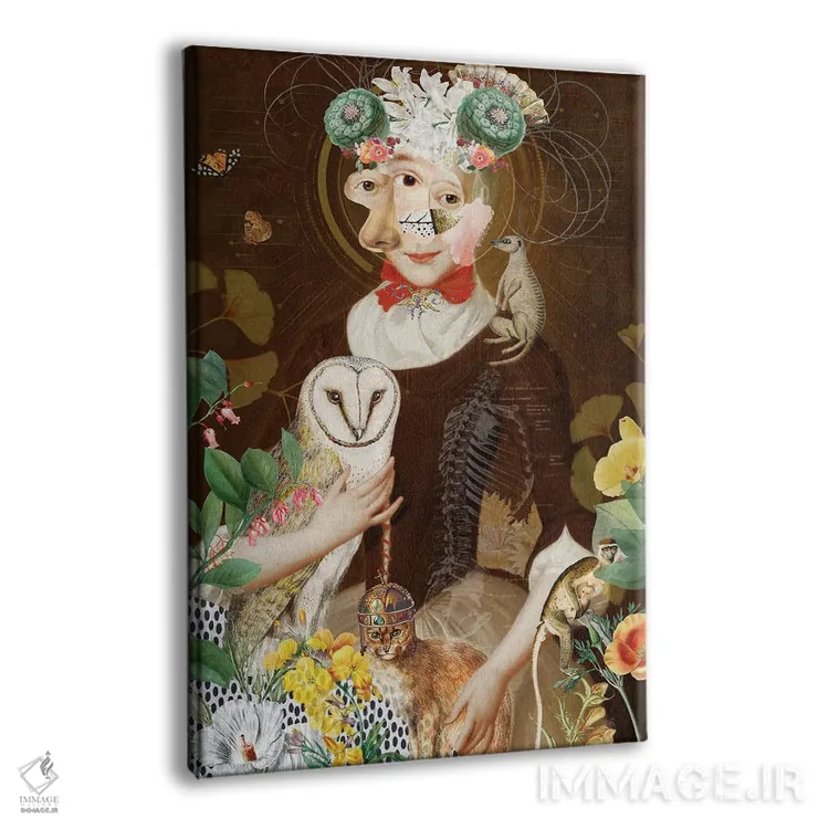 تابلو دکوراتیو با صلح آمده ام اثر فن د فانتستیکا - نمای پرسپکتیو محصول