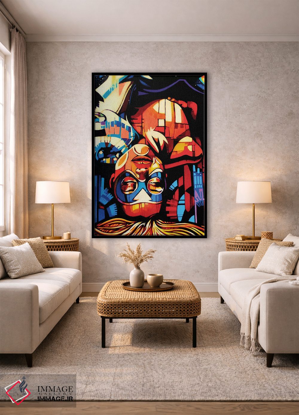 تابلو دکوراتیو دیوانگی اثر فرنان مورا - D1B