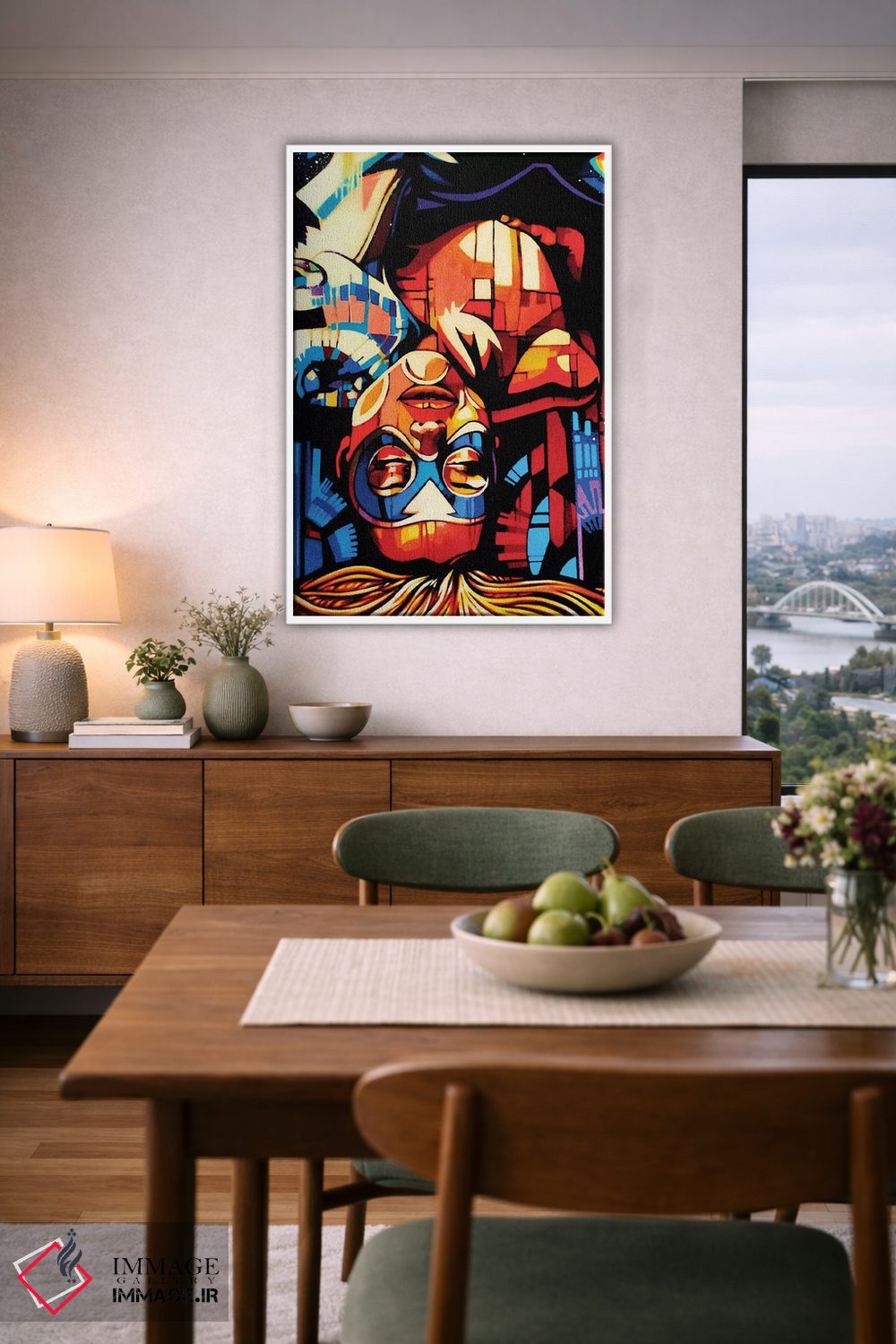 تابلو دکوراتیو دیوانگی اثر فرنان مورا - D6W