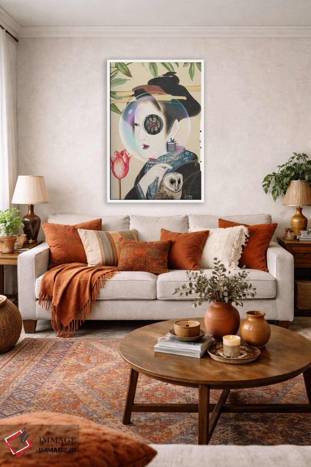 تابلو دکوراتیو صدا اثر فن د فانتستیکا - D3W