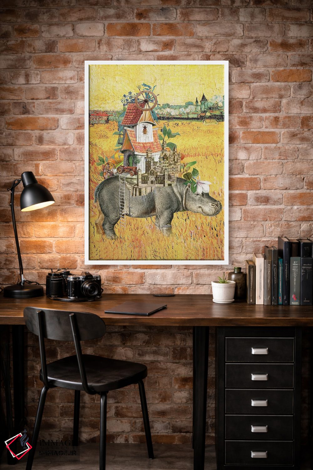 تابلو دکوراتیو اسباب کشی میان قاره ای اثر فن د فانتستیکا - D4W