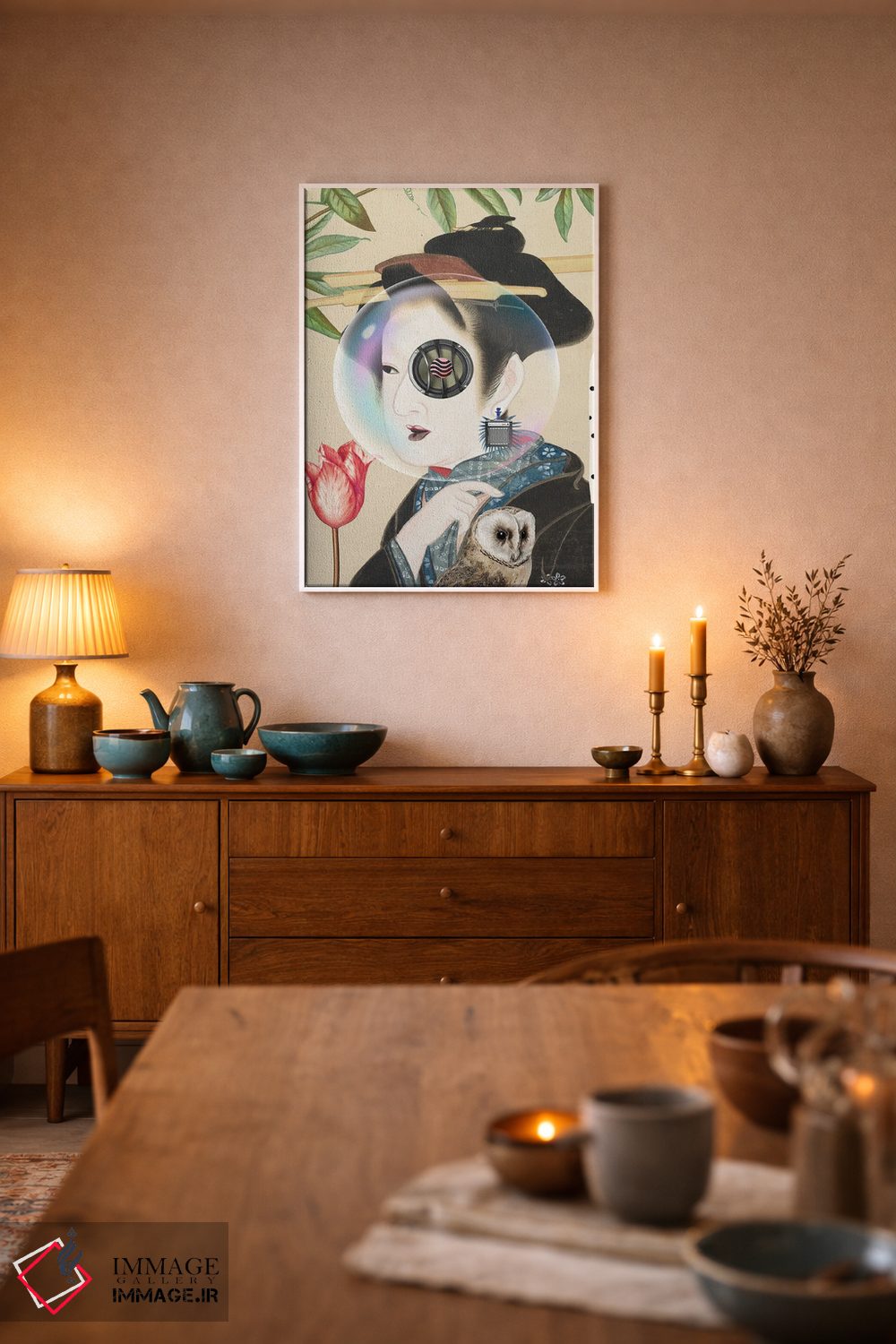 تابلو دکوراتیو صدا اثر فن د فانتستیکا - D5W