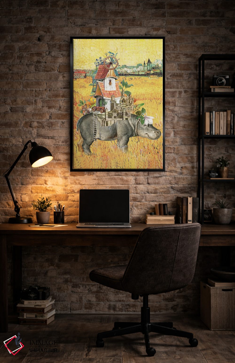 تابلو دکوراتیو اسباب کشی میان قاره ای اثر فن د فانتستیکا - D6B