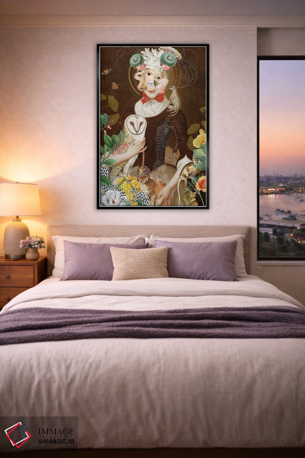 تابلو دکوراتیو با صلح آمده ام اثر فن د فانتستیکا - D5B