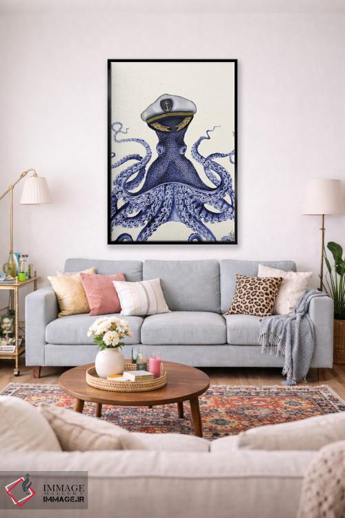 تابلو دکوراتیو کاپیتان اختاپوس اثر فب فانکی - D2B