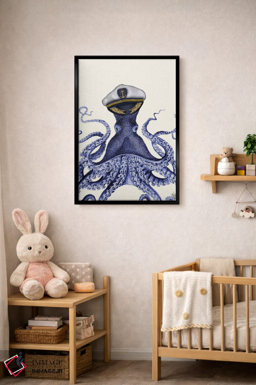 تابلو دکوراتیو کاپیتان اختاپوس اثر فب فانکی - D5B