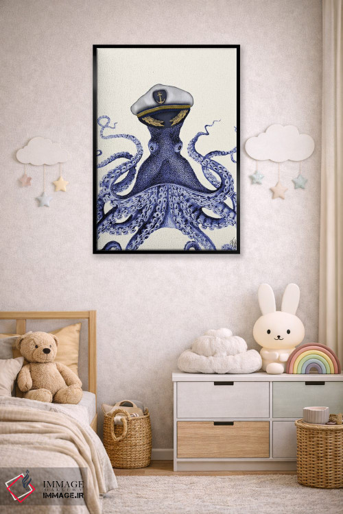 تابلو دکوراتیو کاپیتان اختاپوس اثر فب فانکی - D6B