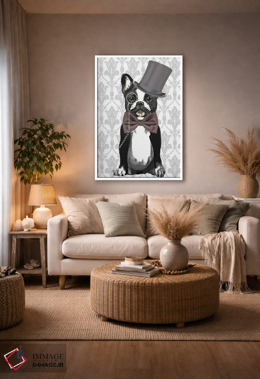 تابلو دکوراتیو آقای بولداگ اثر فب فانکی - D2W