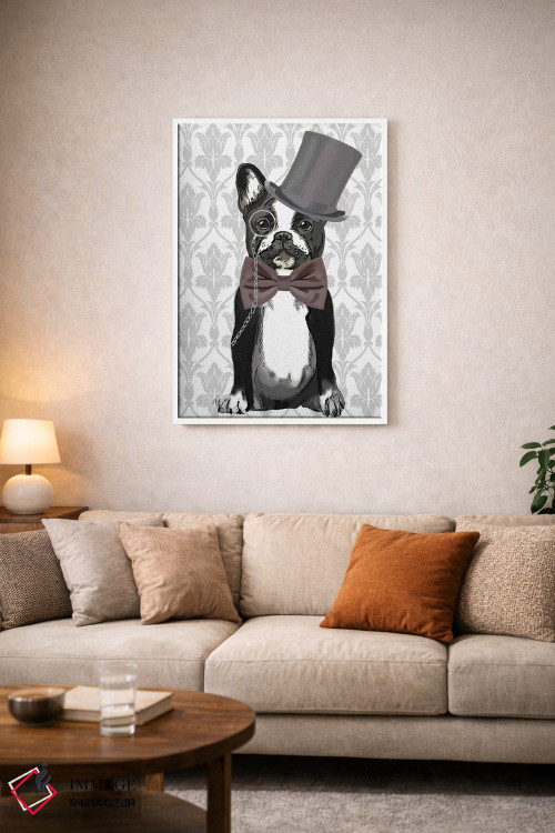 تابلو دکوراتیو آقای بولداگ اثر فب فانکی - D1W