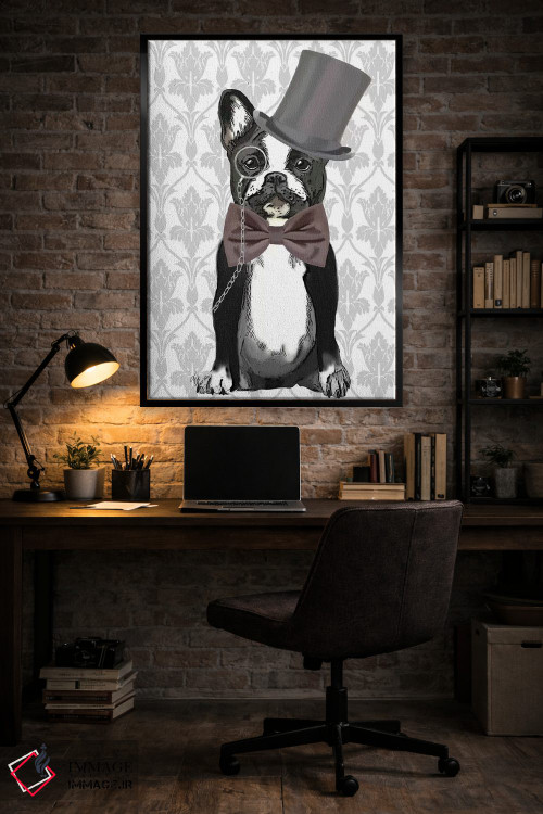 تابلو دکوراتیو آقای بولداگ اثر فب فانکی - D4B
