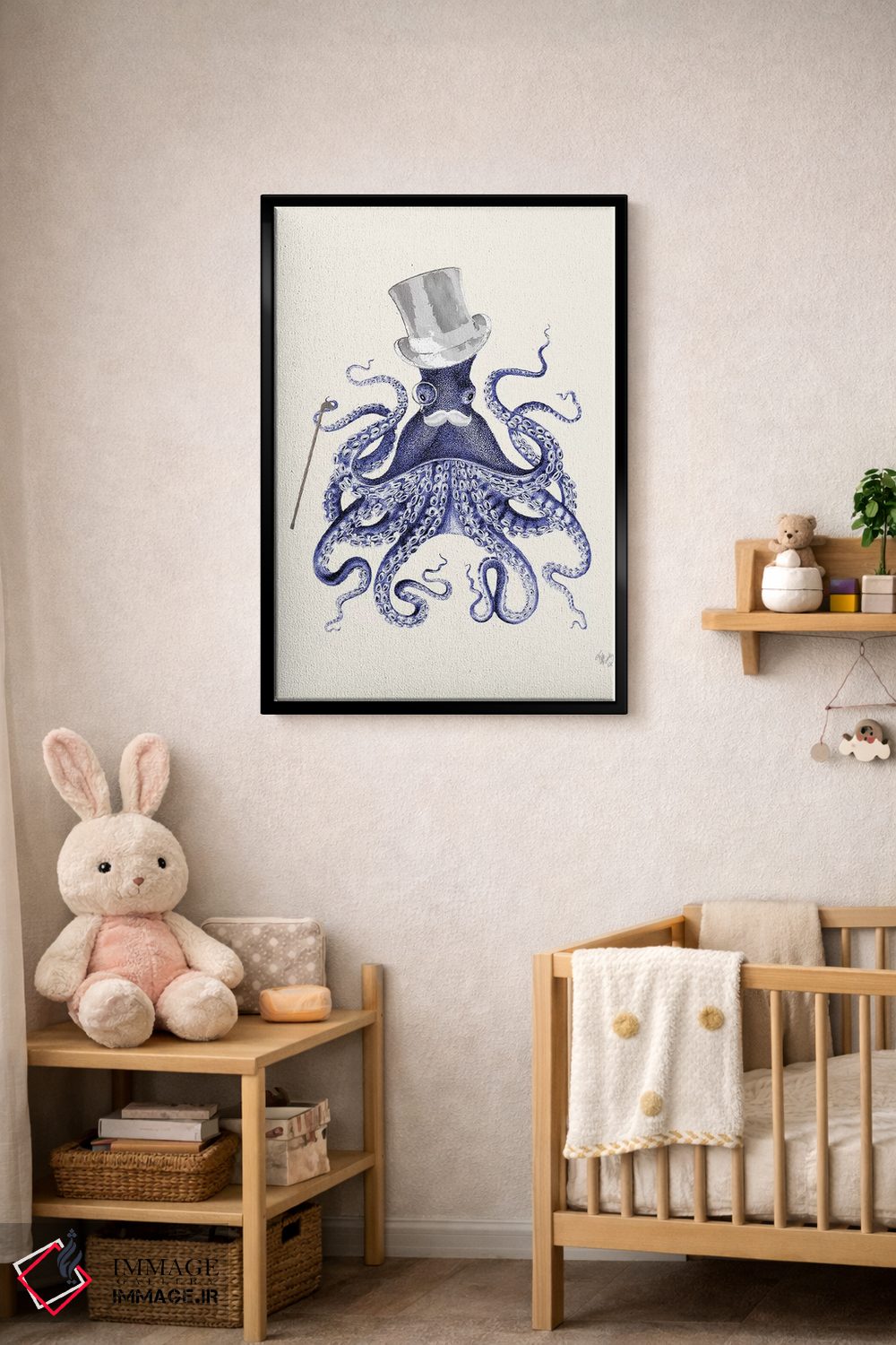 تابلو دکوراتیو اختاپوس در شهر اثر فب فانکی - D4B
