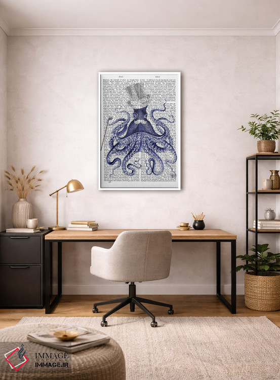 تابلو دکوراتیو اختاپوس در شهر اثر فب فانکی - D4W