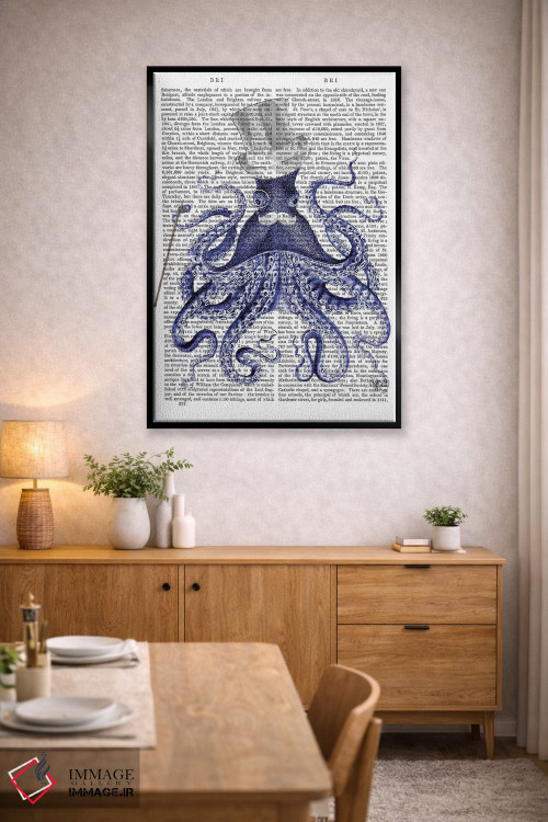 تابلو دکوراتیو اختاپوس در شهر اثر فب فانکی - D6B