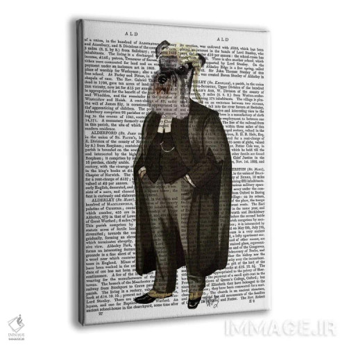 تابلو دکوراتیو شنوزر وکیل اثر فب فانکی - نمای پرسپکتیو محصول