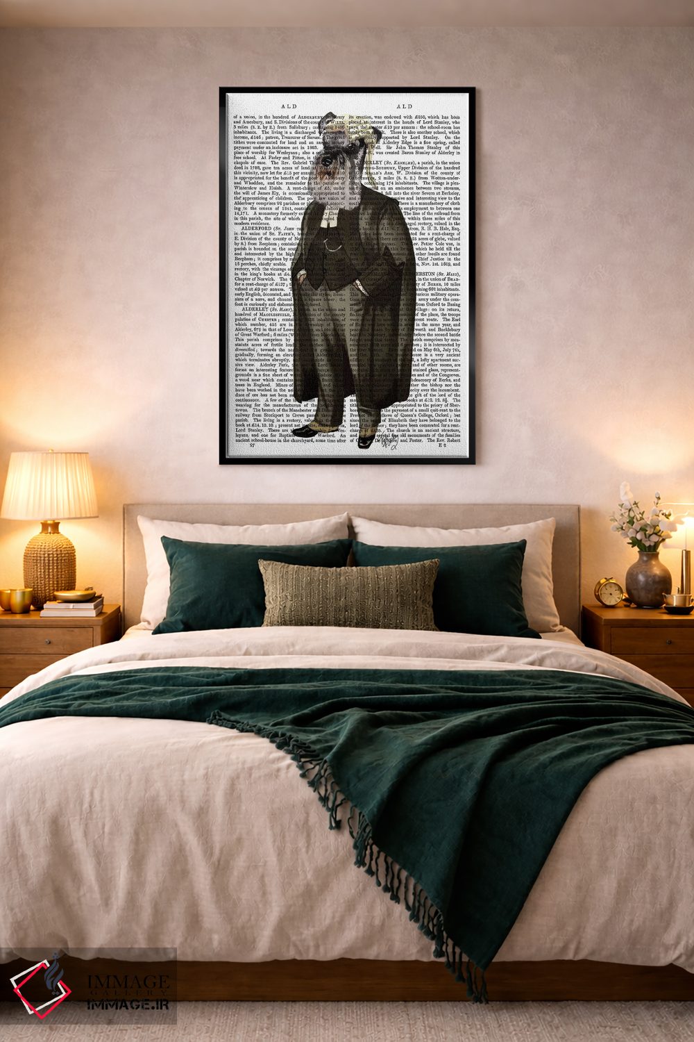 تابلو دکوراتیو شنوزر وکیل اثر فب فانکی - D5B